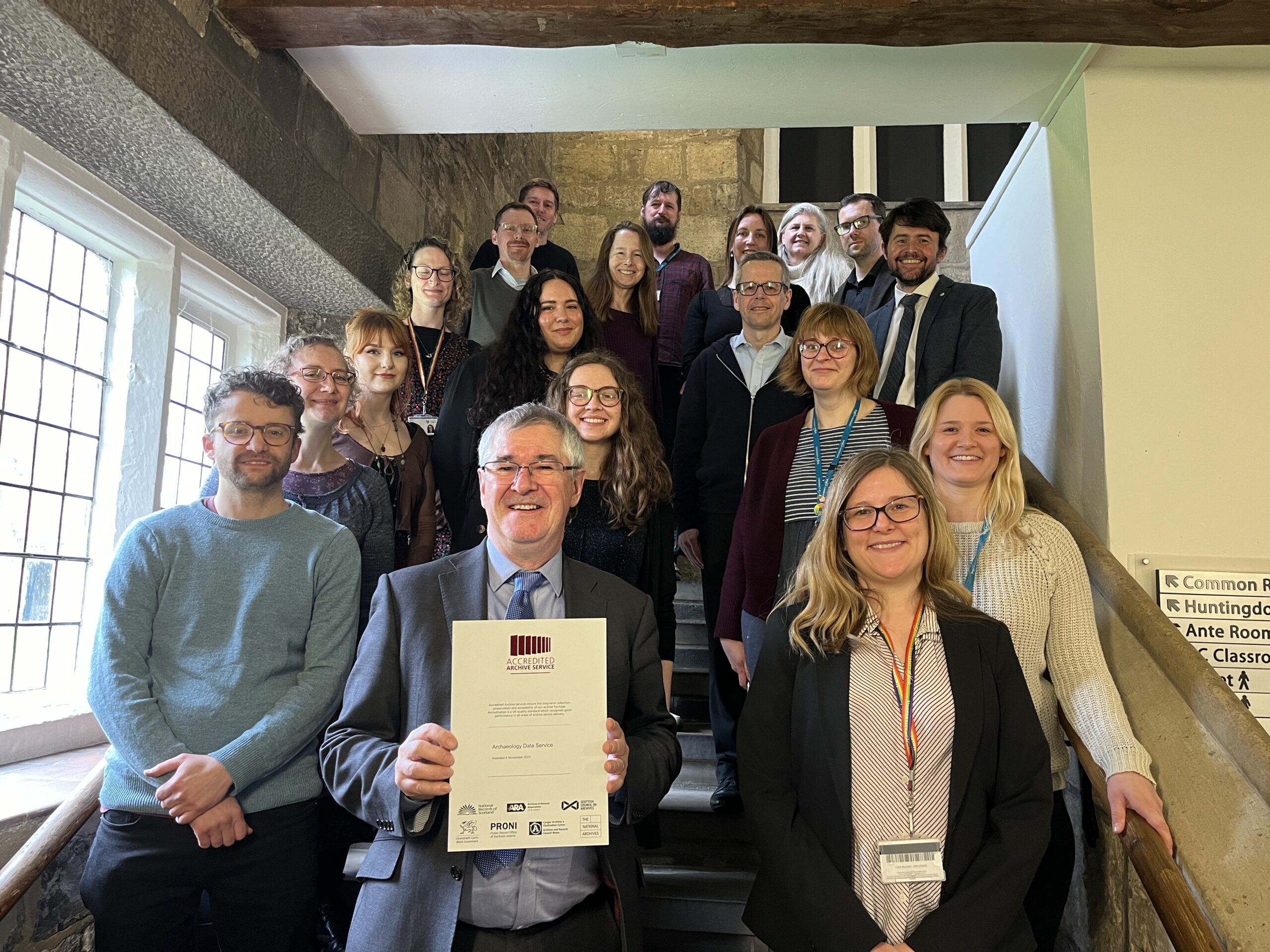 The ADS team with the ARA certfiicate