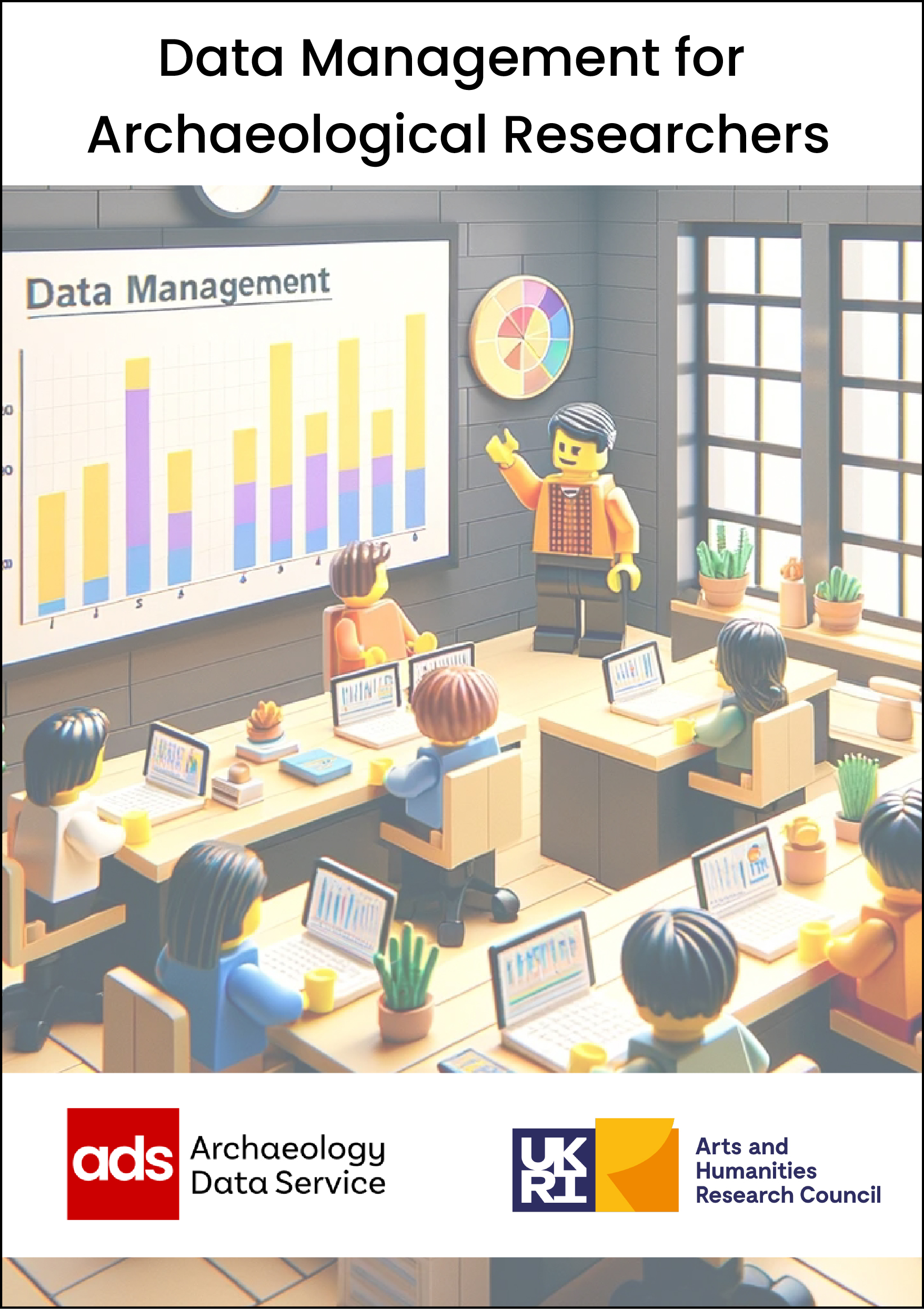 A picture of lego people at a data management training workshop. 